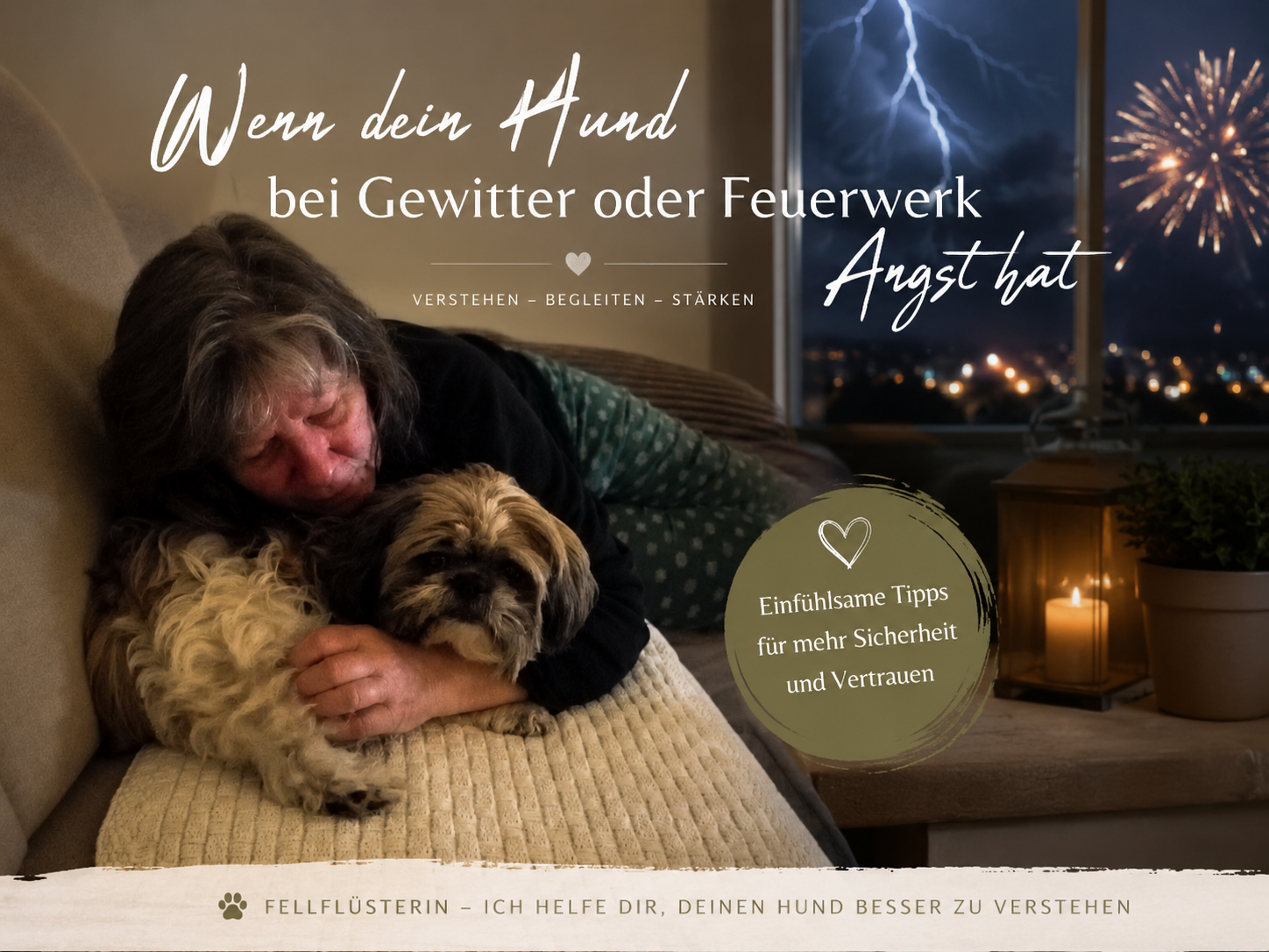 Bei Gewitter sind nicht alle Hunde ängstlich